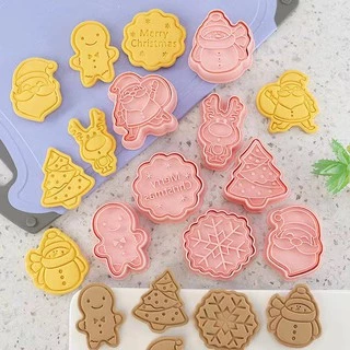 ใหม่ 8 ชิ้น/เซ็ตขายร้อน Xmas ไดโนเสาร์เครื่องตัดคุกกี้แม่พิมพ์สัตว์การขนส่งรถ ocean series 3D บิสกิต Fondant เค้กเบเกอรี่ Mould
