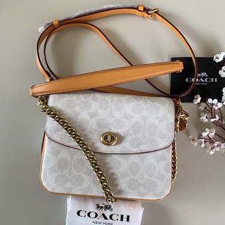 กระเป๋าCoachแท้อเมริกา💯 Coach Cassie Crossbody 19 In Colorblock (4142)  รุ่นนี้มี 3 สาย ถอดได้ทุกสาย