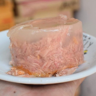 🐟เนื้อขาว180g ถูกที่สุด⭐อาหารแมวTunna white meat in Jelly สินค้าส่งออก ไม่มีขายในไทย