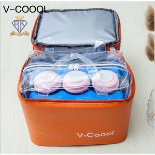 M0017 "พร้อมส่ง" ไอซ์แพค V-coool ไอซ์แพ็ค icepack น้ำแข็งเทียม ไอซ์เจลวีคูล ถุงกันซึม v-coool ป้องกันน้ำซึมออกนอกกระเป๋า