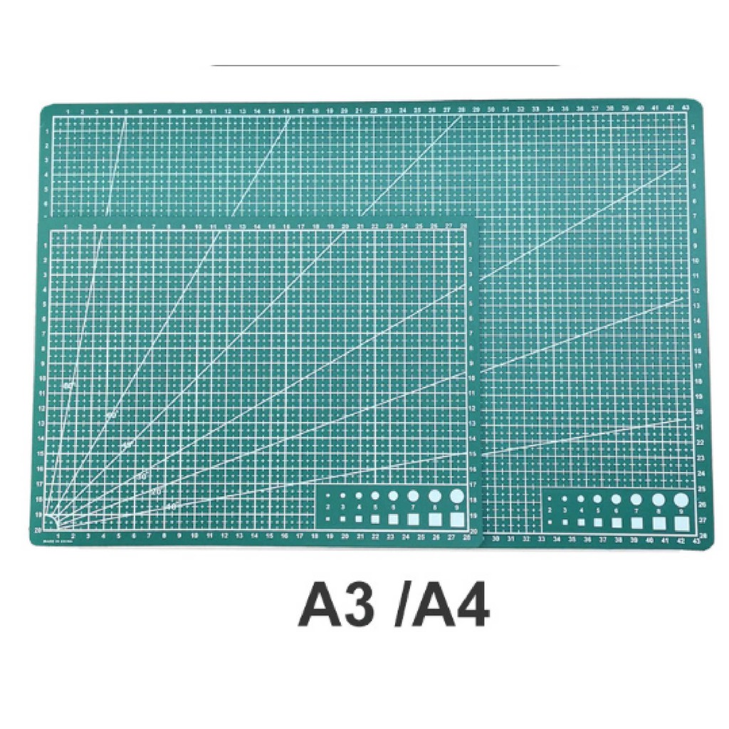 A116- 199 แผ่นรองตัด DIY 3 รองตัดคัตเตอร์ ขนาด A4 / A3 / A5 (สินค้าส่งจากกรุงเทพ)