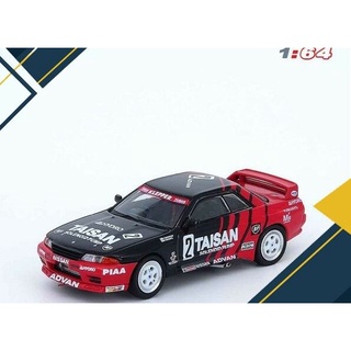 INNO64 MODEL NISSAN SKYLINE GT-R R32 NO.2 TEAM TAISAN JTC 1991