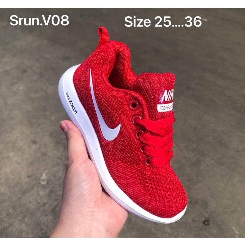 รองเท้าผ้าใบNike kidsของเด็กผู้หญิงหรือผู้ชายสีสวยงานดีเบาใส่สบายแนะนำบวกเพิ่มหนึ่งไซด์