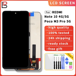 อะไหล่หน้าจอสัมผัส Lcd แบบเปลี่ยน สําหรับ Xiaomi Redmi Note 10 4G Note 10 5G Poco M3 Pro 5G