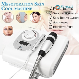 Cryo Heating Therapy Skin cool Electroporation Needle Free Mesotherapy Machine Hot Cold Hammer Facial Anti Aging Beauty