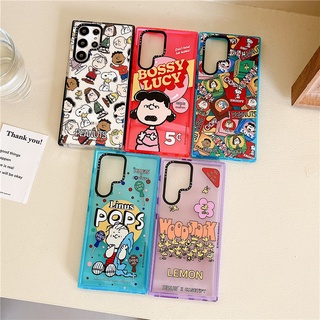 casetify เคสโทรศัพท์มือถือแบบนิ่ม TPU ใส กันกระแทก ลายสนูปปี้ ถั่วลันเตา สําหรับ Samsung Galaxy S22 Plus S22 Ultra S21 Plus S21 Ultra S20 Ultra S20+