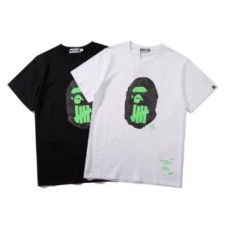 Cotton T-Shirts BAPE ฤดูร้อนชายและหญิงบวกขนาดลำลองแขนสั้นเสื้อยืด M-3XL