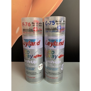 สีสเปรย์ แลคเกอร์ แลกเกอร์เงา C75 แลกเกอร์ด้าน F76 เคลือบเงา เคลือบด้าน รถ โมเดล โลหะ ไม้ เลย์แลนด์ Leyland LacquerSpray