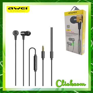 Awei L1 Super Bass Sport Earphones หูฟัง in-ear แบบมีสาย เบสหนัก.