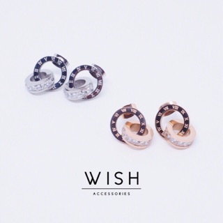 WISH004E - Roman Circle Earing