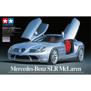 💥ใส่โค้ดลดเพิ่ม 20฿💥🏆 TAMIYA 24290 ชุดประกอบจำลองมาตราส่วน 1:24 MERCEDES-BENZ SLR MCLAREN โมเดลประกอบ สร้างและทำสีเอง