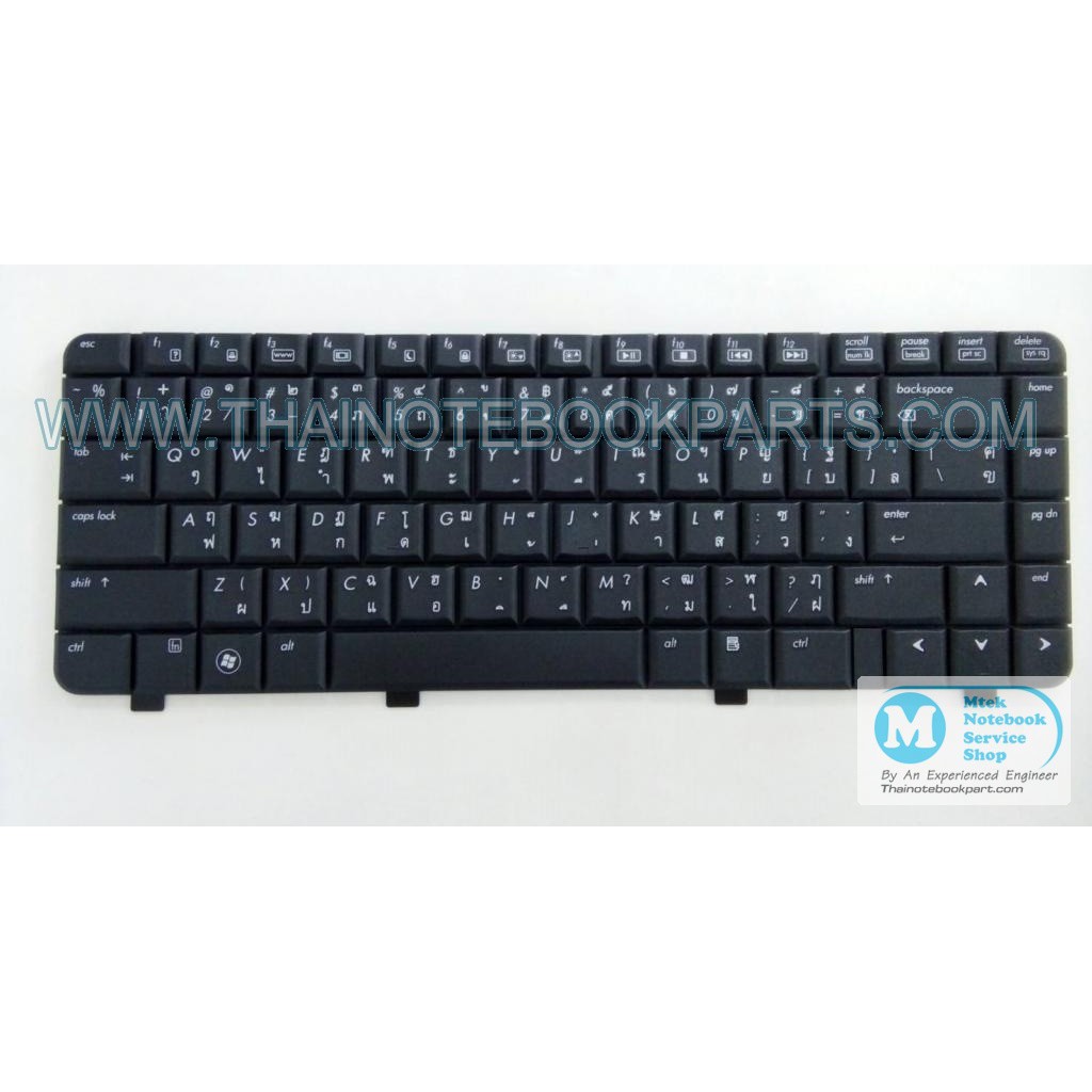 คีย์บอร์ดโน๊ตบุ๊ค Compaq Presario CQ40 CQ45 Keyboard MP-05583US-6983 PK1303V0500 (สินค้าใหม่,แป้นพิมพ์ไทย-)