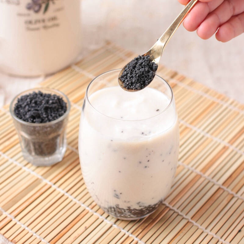 Xongdur งาดำคั่วบด คั่วสุกพร้อมทาน Black sesame seed  ขนาด100-500 กรัม - รูปที่ 2