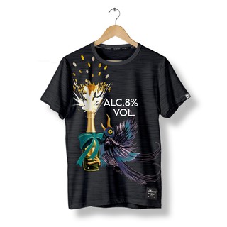 Oversize เสื้อยืดแนว Street  รุ่น Drunker Soul #SO02
