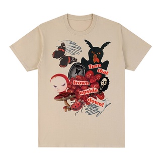 T-shirt  ใหม่ เสื้อยืดลําลอง ผ้าฝ้าย แขนสั้น พิมพ์ลาย Yoomo Nara Ukiyoe สําหรับผู้ชาย และผู้หญิงS-5XL