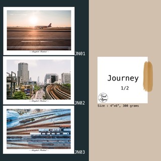 Travel Again Postcard ประเทศไทย - การเดินทาง (Thailand Collection - Set : Journey) มี 6 แบบ