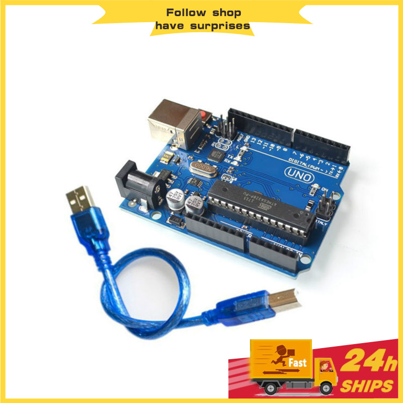 Arduino Uno R3 Rev3 Development Board Atmega328p Atmega16u2 Avr Usb For Arduino Compatible 0711