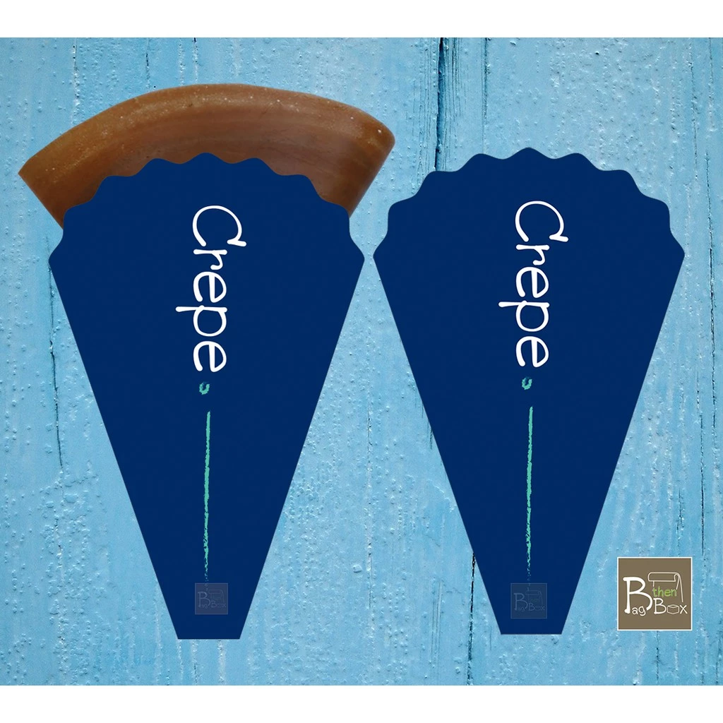 ซองเครปเกรดA สีน้ำเงินนาวี BTB CREPE 3 เตา14 และ 16 นิ้ว
