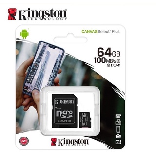 Micro SD 64 GB Kingston SDHC/SDXC Class 10 UHS-I Micro SD Card with Adapter