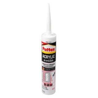 วัสดุก่อสร้าง อะคริลิกซีแลนด์ PATTEX 280 มล. สีขาว ใช้สำหรับอุดรอยรั่ว แตกร้าว งานก่อสร้างต่างๆ