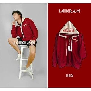 (ของแท้)เสื้อกันหนาวNew York รุ่นหมวกขาว