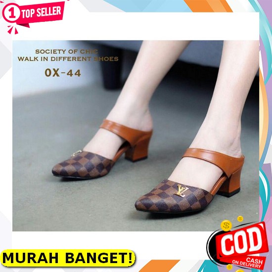 !! รองเท้าแตะแก้วผู้หญิงนําเข้าหญิง Tofu Heels S Sl755 Abbushoes Ak 01 รองเท้าส้นสูงผู้หญิง Meryl Bl