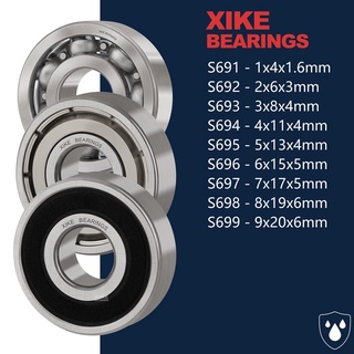 XiKe S691 S692 S693 S694 S695 S696 S697 S698 S699  2RS/ZZ/Open Deep Groove Ball Bearings