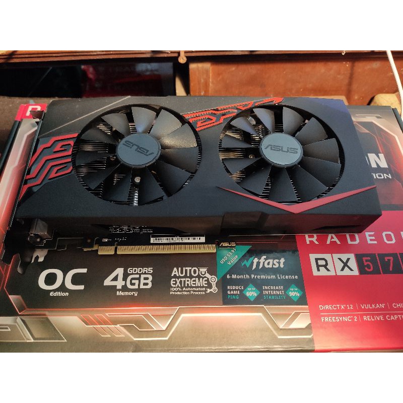 การ์ดจอ Asus Expedition RX570 OC 4GB