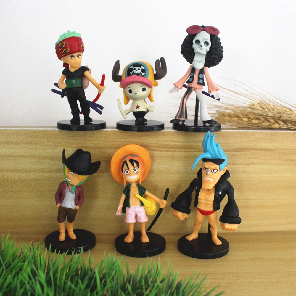 6pcs Set Anime One Piece Luffy Shirahoshi Perona Kuzan Whitebeard Edward Newgate Pvc Action Figure Collectible Model ส วนลดอ กต อไป 405