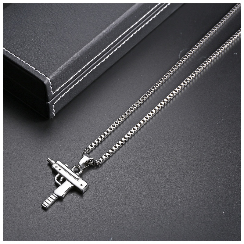 สร้อยคอ พร้อมจี้ สไตล์พังก์ แฟชั่นสําหรับผู้ชาย - รูปที่ 4