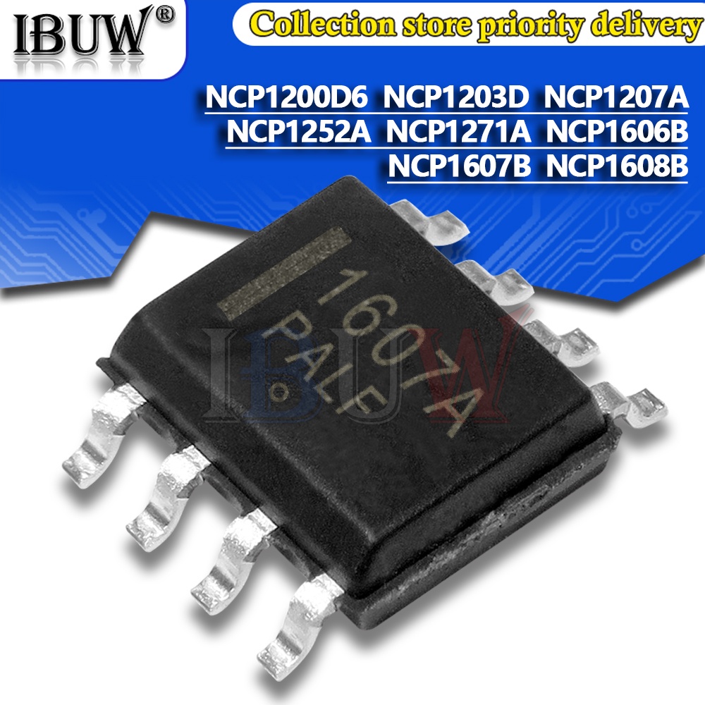 5PCS NCP1200D60R2G NCP1203D60R2G NCP1207A NCP1252A NCP1271A NCP1606B NCP1607B NCP1608B NCP1200 NCP12