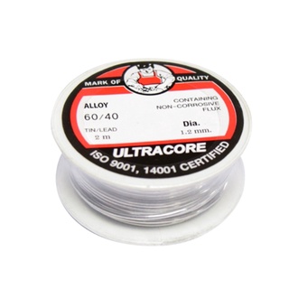 ตะกั่วขด 60/40 ULTRACORE ขนาด 2 เมตร จำนวน 1ม้วน tw