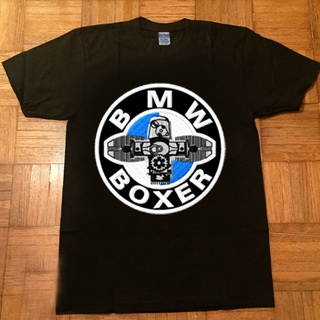 เสื้อยืดครอปเสื้อยืด พิมพ์ลายโลโก้ Bmw Boxer ClubS-5XL