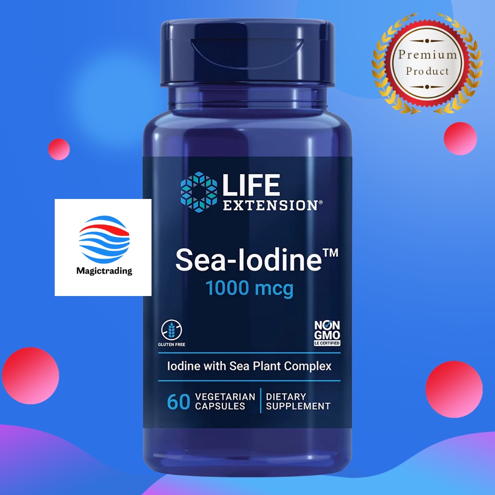 Life Extension Sea-Iodine™ 1000 mcg / 60 Vegetarian Capsules