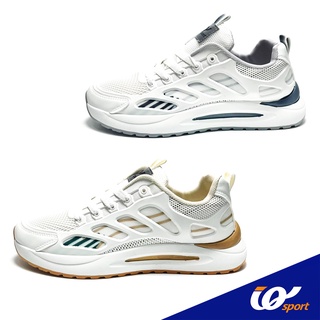 [มาใหม่ล่าสุด เท่ห์] รองเท้าผ้าใบ  IQ Shoes แบบสวมผูกเชือก มี 2สี รหัสPY5-RK2502M