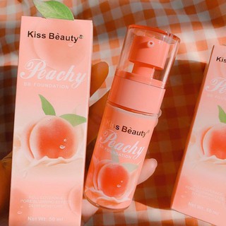 รองพื้นขวดเเก้ว Peachy BB Foundation