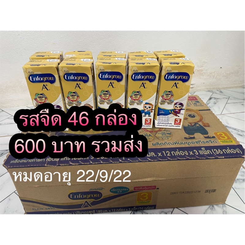 นม Enfagrow รสจืด 46 กล่อง