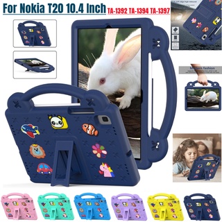 เคสโฟม ป้องกันรอย พร้อมขาตั้ง เป็นมิตรกับเด็ก สําหรับ Nokia T20 10.4 นิ้ว TA-1392 TA-1394 TA-1397