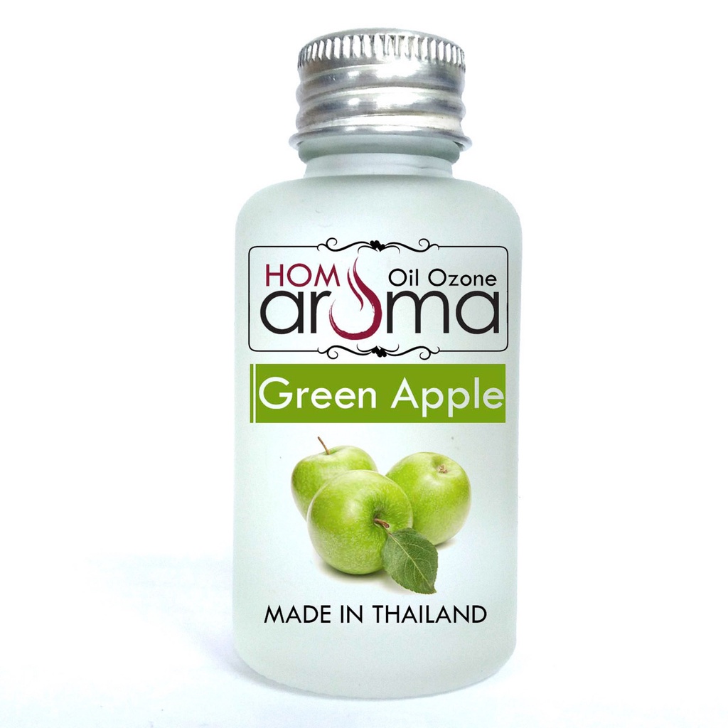 ออยโอโซน Aroma Oil กลิ่น แอปเปิ้ล​เขียว เพื่มความหอมในบ้าน กดติดตามร้าน ได้ส่วนลด สำหรับเครื่องพ่นละออง