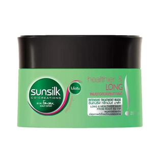 ✨คุ้มสุดๆ✨ SUNSILK Healthier And Long Treatment Mask ซันซิล ทรีทเม้นท์มาส์ก สูตรผมยาวสวยสุขภาพดี 200 มล. 🚚พร้อมส่ง!! 💨