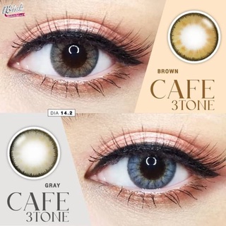 ค่าสายตา -5.50 ถึง -10.00 Wink Lens Cafe’3tone(Gray,Brown)