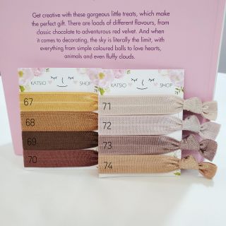 Hairties สีพื้น no.67-74 ยางมัดผมนำเข้าจาก USA