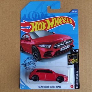 hot wheels Mercedes Benz A-Class สีแดง