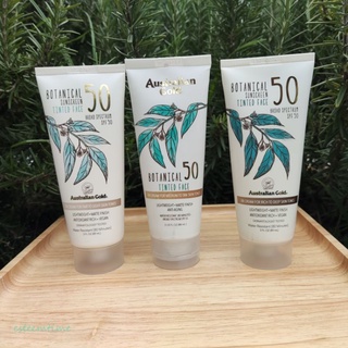 พร้อมส่ง✓ Australian Gold Botanical Tinted Face Sunscreen SPF 50 • 89ml