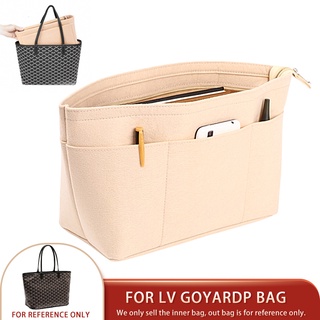 กระเป๋าเครื่องสําอาง กระเป๋าจัดระเบียบ สําหรับ Goyard LOUIS GM PM Felt Insert