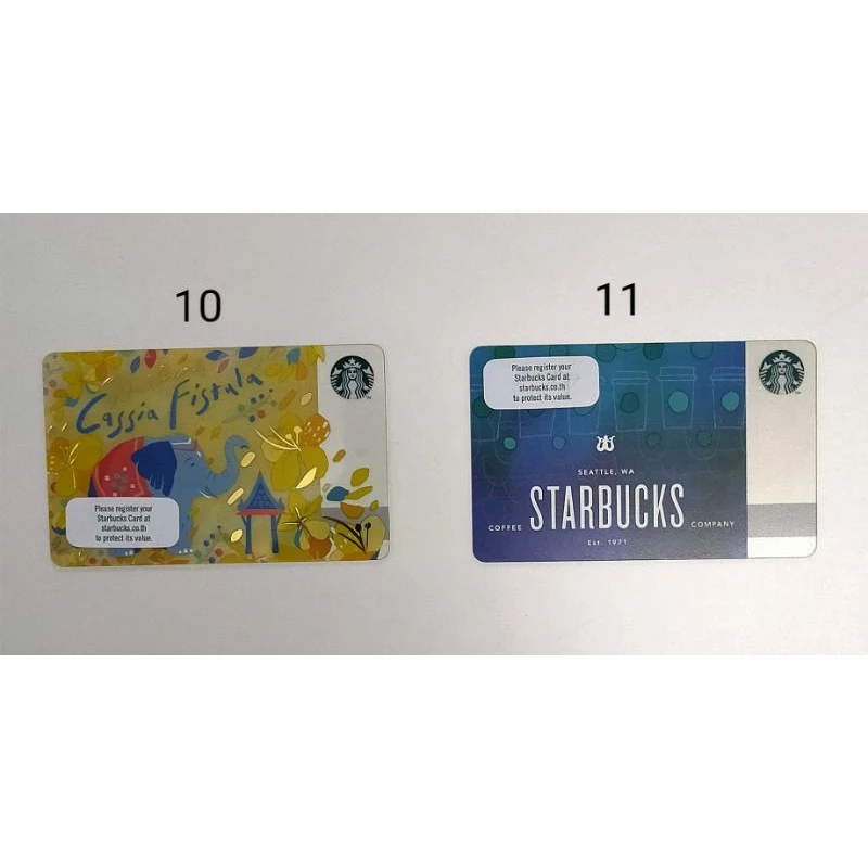 การ์ดเปล่า Starbuck ไม่ขูดพิน thumbnail 3