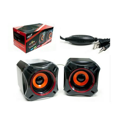 OKER ลำโพง Usb Speaker 2.0 M8 (สีดำ).