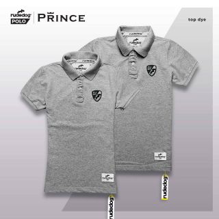 เสื้อโปโล รูทด็อก สีเทาอ่อน รุ่น Prince