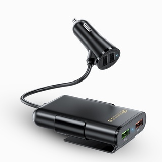 Qc 3.0 อุปกรณ์ชาร์จ usb คู่ 8A ชาร์จเร็ว สําหรับรถยนต์