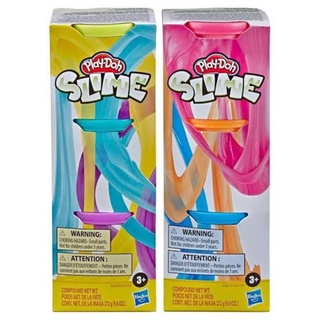 Play-Doh Slime 3 Pack of Non-Toxic Slime by Hasbro - Blue, Metallic Orange &amp; Pink / Yellow, Metallic Purple &amp; Teal